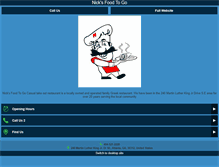 Tablet Screenshot of nicksfood.com